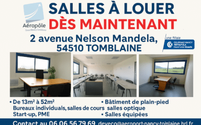 Salles et bureaux à louer – Aéroport Nancy‑Tomblaine