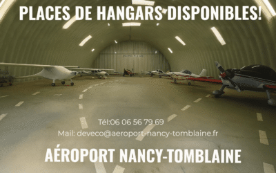 PLACES DE HANGAR DISPONIBLES
