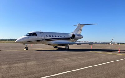 Le Grand Nancy Essey accueille un Embraer EMB-550 Legacy 500