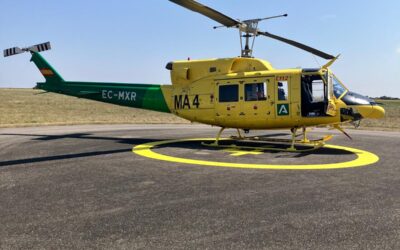 Forte activité sanitaire en juillet et l’accueil d’un hélicoptère de lutte contre les incendies